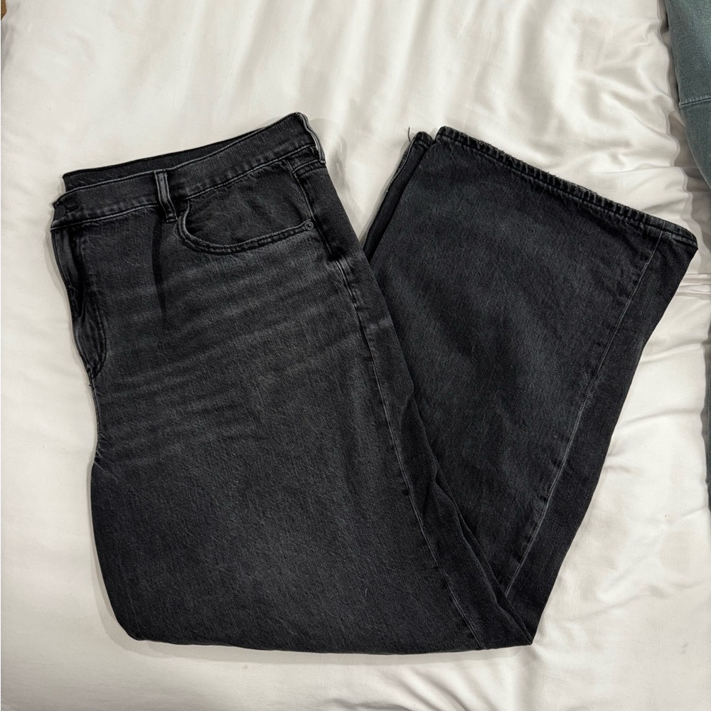 Women’s American Eagle Black Straight-Leg Jeans